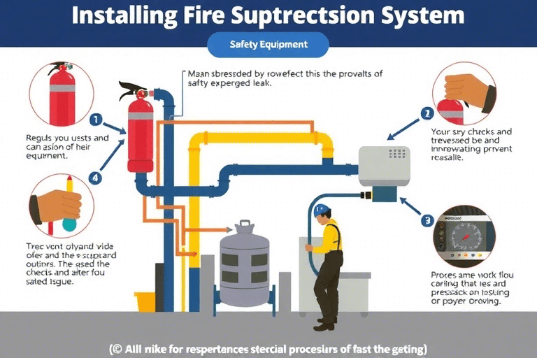 如何正确安装丙烷灭火系统的步骤和注意事项是什么？