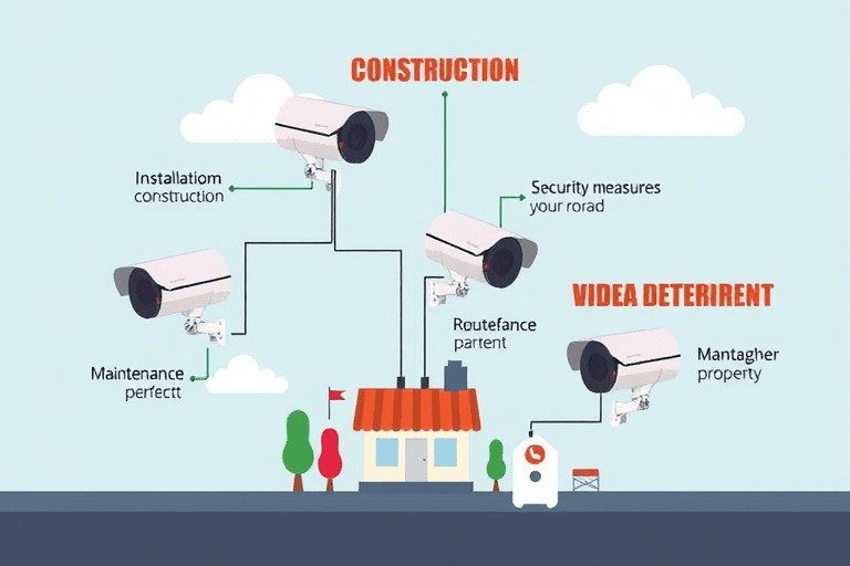 如何确保视频防盗报警系统的安装和施工过程高效且安全？