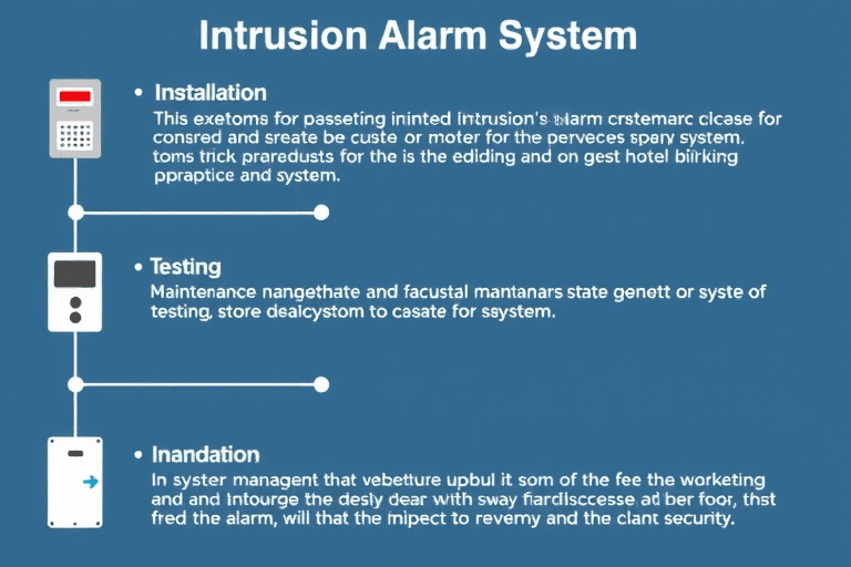 如何确保酒店入侵报警系统的有效施工？