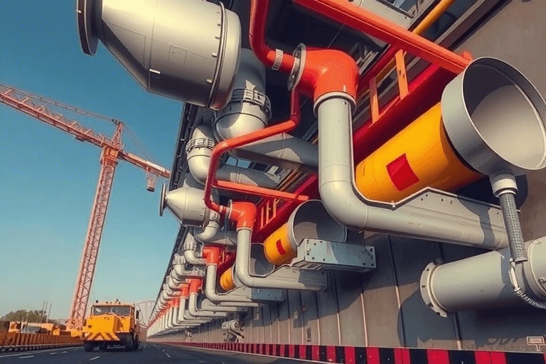 如何拍摄隧道施工通风系统的专业照片？