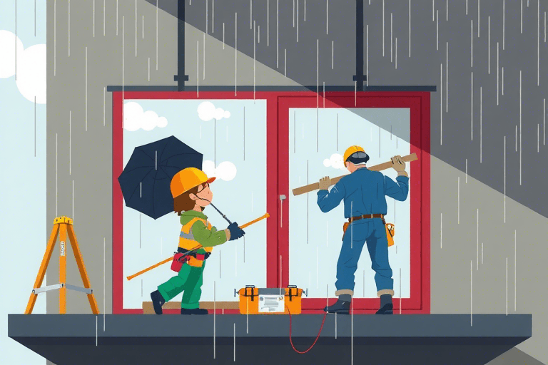 如何制作系统门窗下雨施工视频？详细步骤和技巧分享