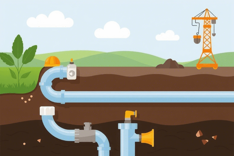 如何确保地下排灌系统的施工质量？