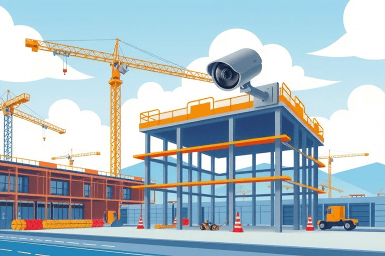 如何构建高效可靠的户外临时施工监控系统？