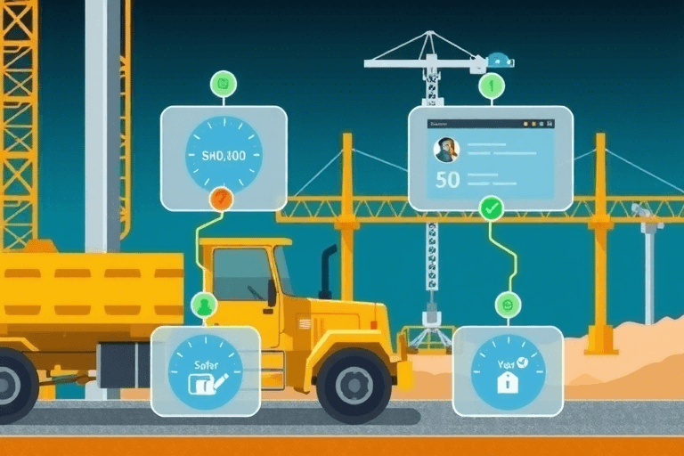 如何构建高效的施工现场车辆管理系统？