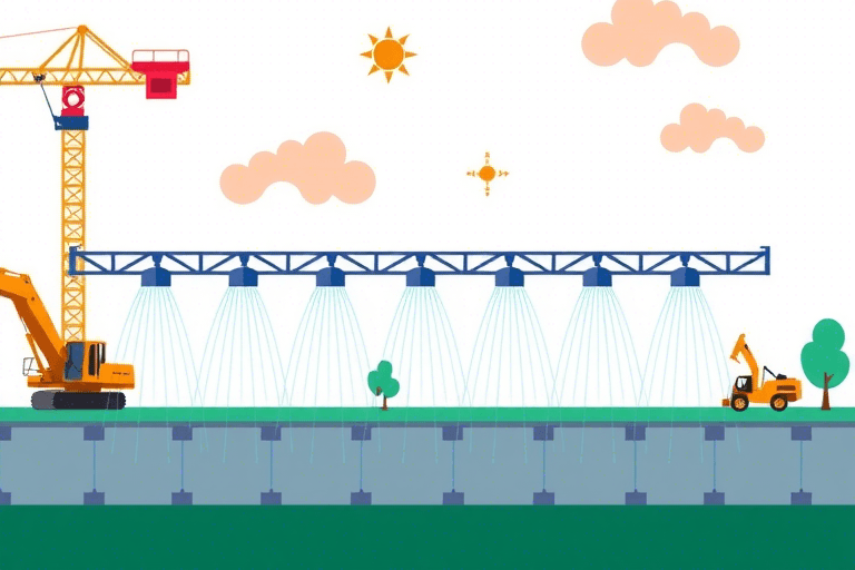 如何正确绘制围挡喷淋系统的施工图纸？