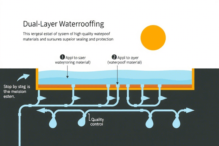 长沙双层防水系统施工如何确保高效与耐用？