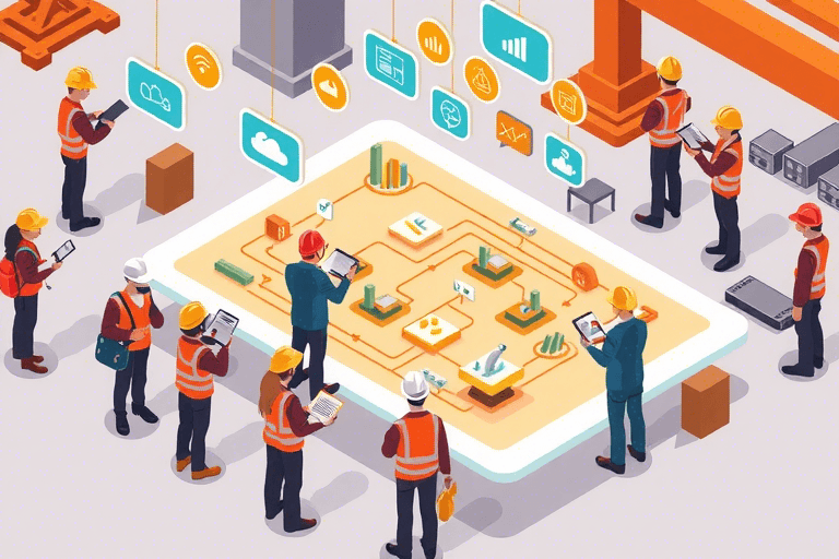 如何构建高效的铁塔施工现场管理系统？