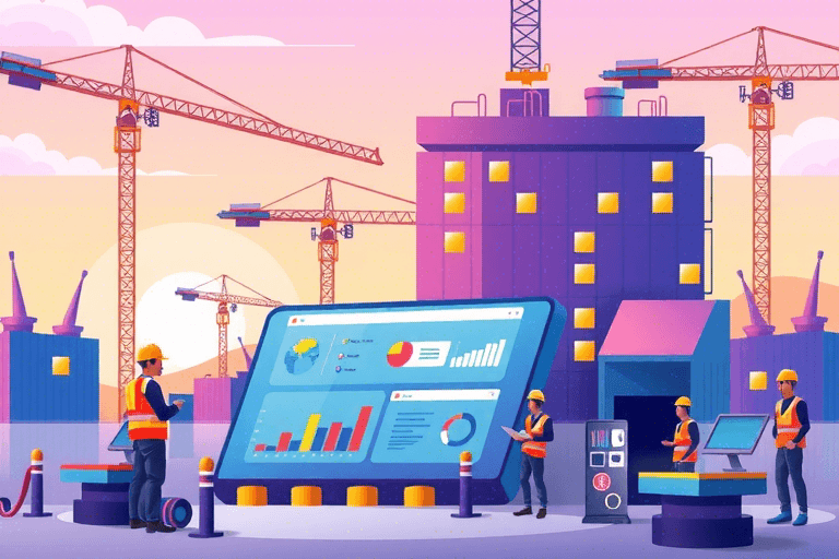如何构建高效的建筑施工现场管理系统？