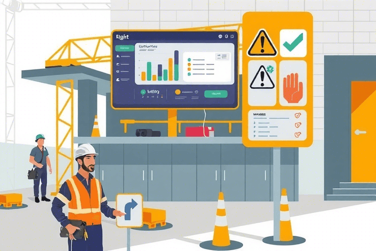 如何构建高效的施工现场数字安全管理系统？