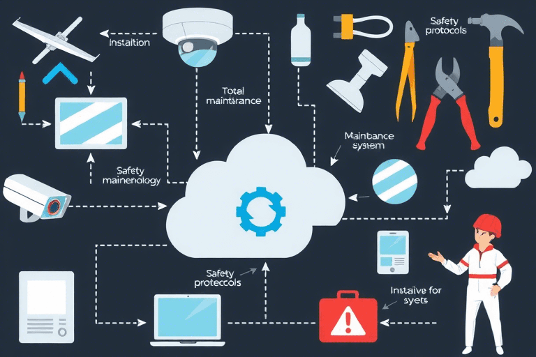 如何确保动环监控系统的施工工具选择正确并高效进行安装？