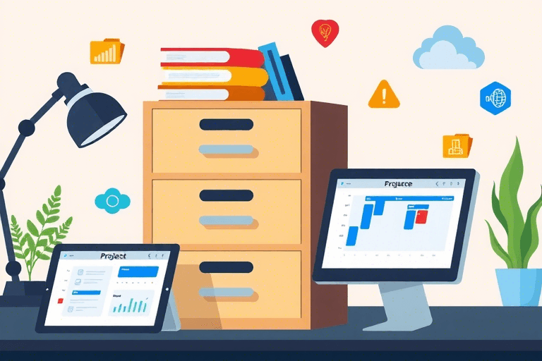 如何有效地管理室内工程项目的资料？