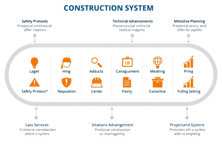 如何构建高效的施工项目现场管理系统图？