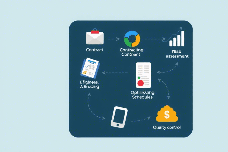 如何有效管理工程项目的资料和承包流程？