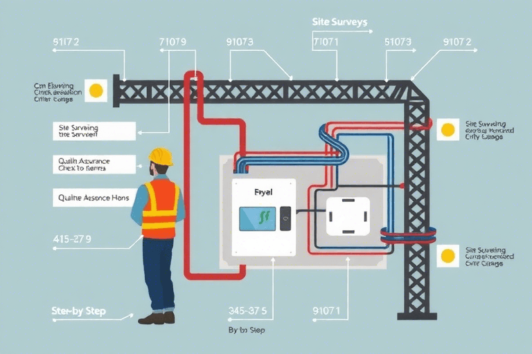 如何确定电气系统图纸的正确施工顺序？