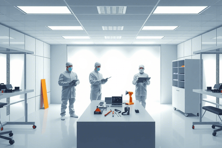 如何确保洁净区的照明系统施工达到标准？