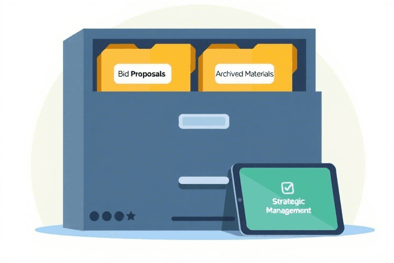 如何有效地进行工程投标资料的归档和管理？