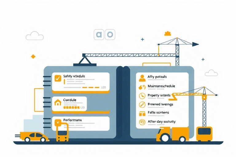 如何构建高效的物业工程管理资料目录？