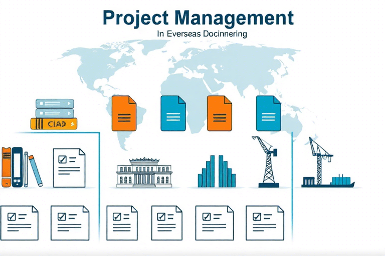 如何高效地管理国外工程项目的资料？