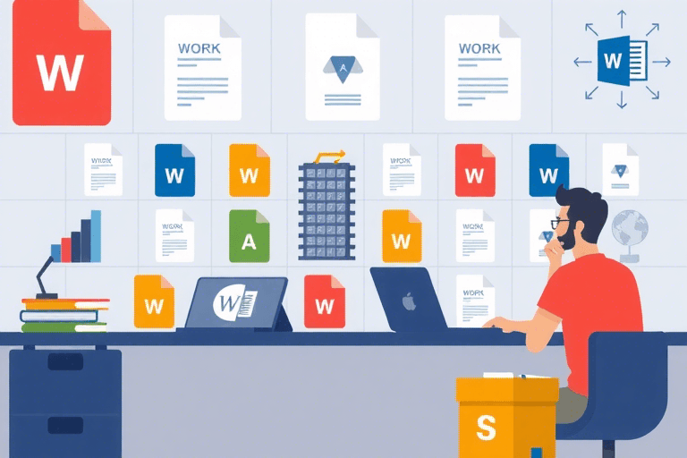 如何高效地保存和管理工程资料中的Word文档？