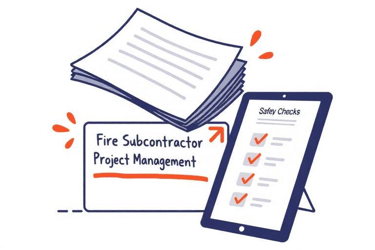 如何高效管理消防分包工程的资料？