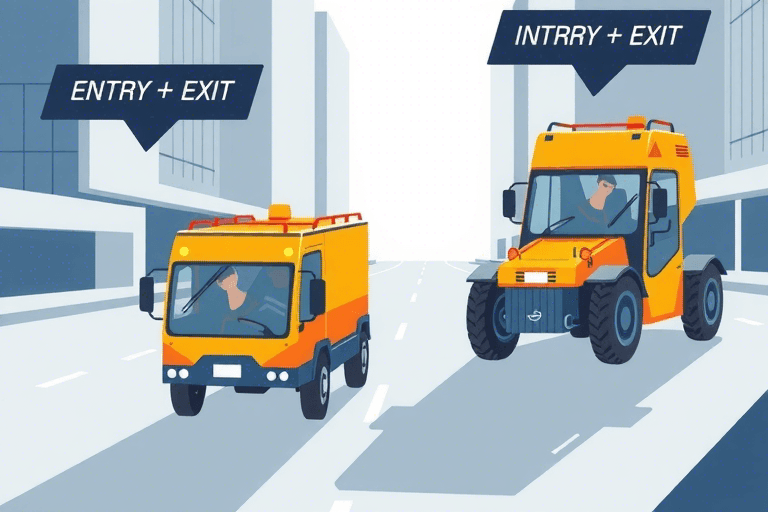 如何有效地管理工地上的工程车辆进出？