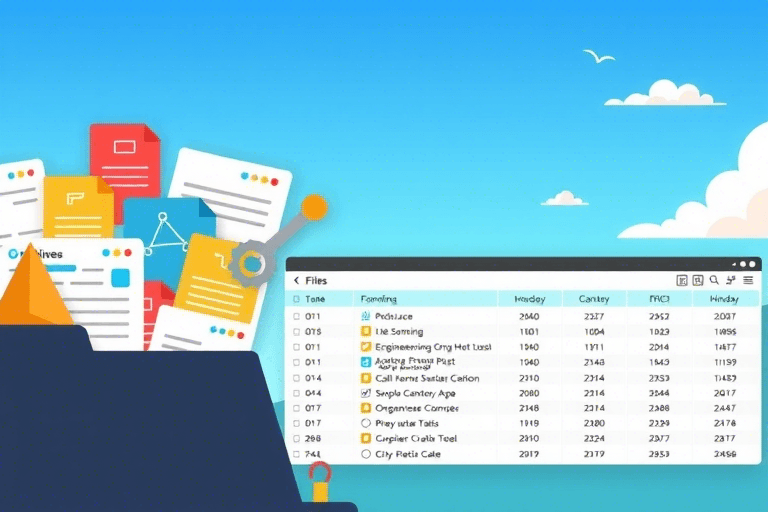 如何制作有效的工程资料归档管理表格？