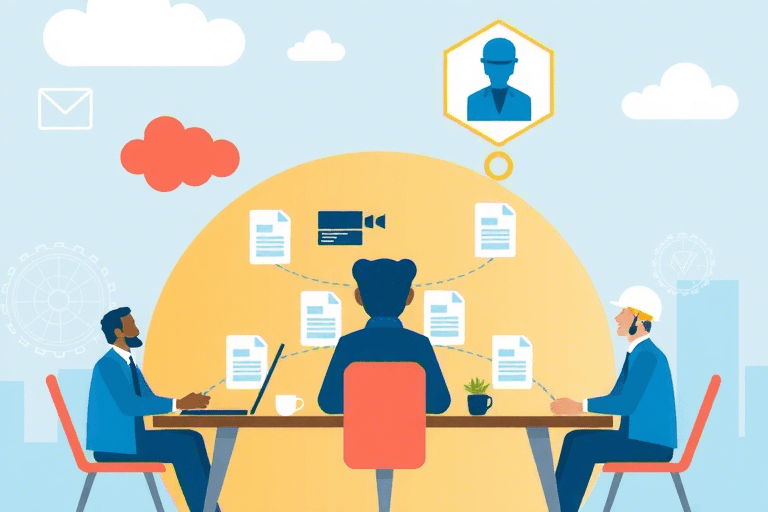 如何高效地进行工程资料管理和分配职责？