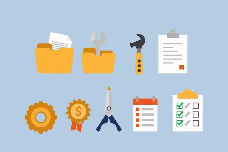 如何有效地管理和整理住宅修缮工程的相关资料？