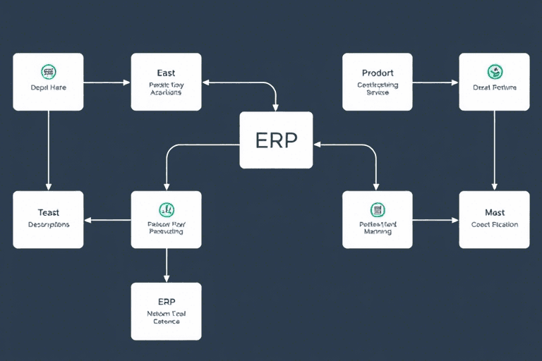 ERP流程图制作方法详解：如何高效绘制企业资源计划流程图