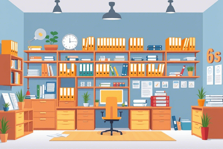 如何实施6S管理以提升工程资料室效率？