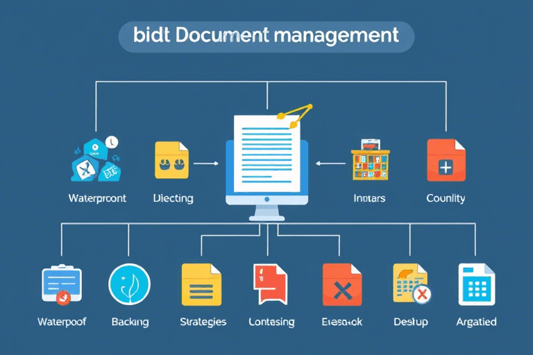 如何有效管理和保存防水工程项目的详细资料？