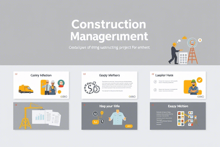 如何制作一份优秀的建筑工程资料管理培训PPT？