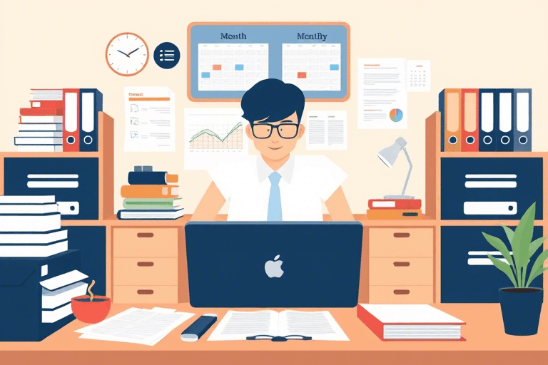 工程管理资料员如何制定有效的月度工作计划？