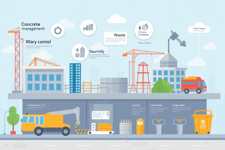 市政工程中如何高效管理混凝土材料？