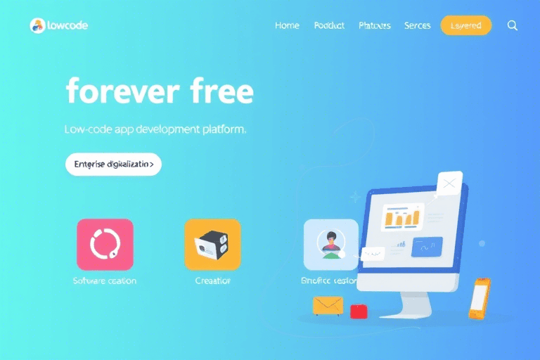 永久免费低代码开发平台如何实现高效应用开发与成本优化