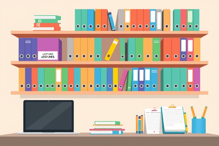 如何高效管理工程专业课资料？