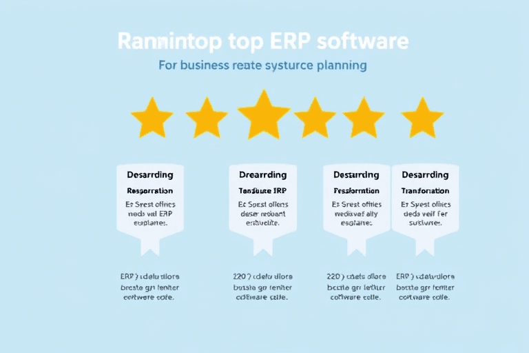 ERP软件排行哪家强？如何选择最适合企业的ERP系统？