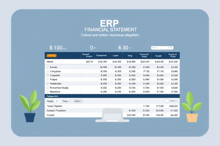 ERP财务报表的制作与优化方法详解