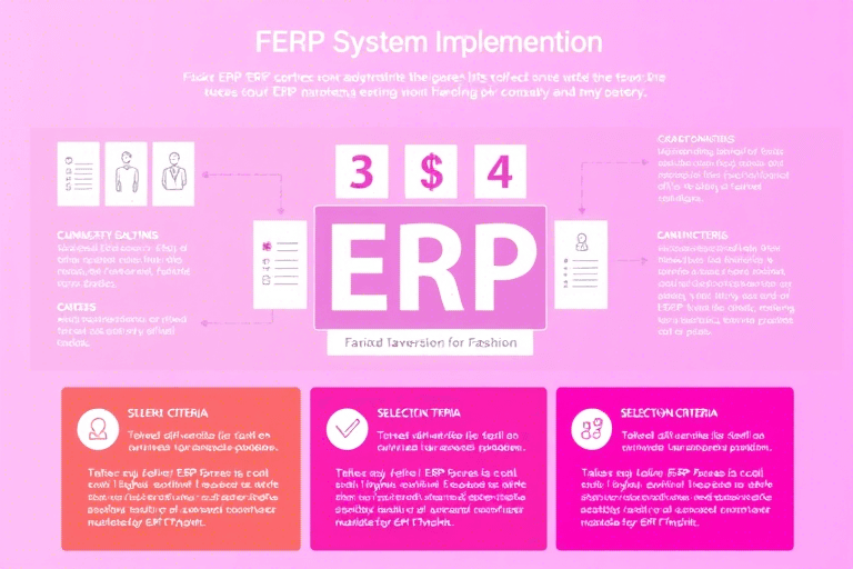 服装行业ERP系统如何选型与实施？