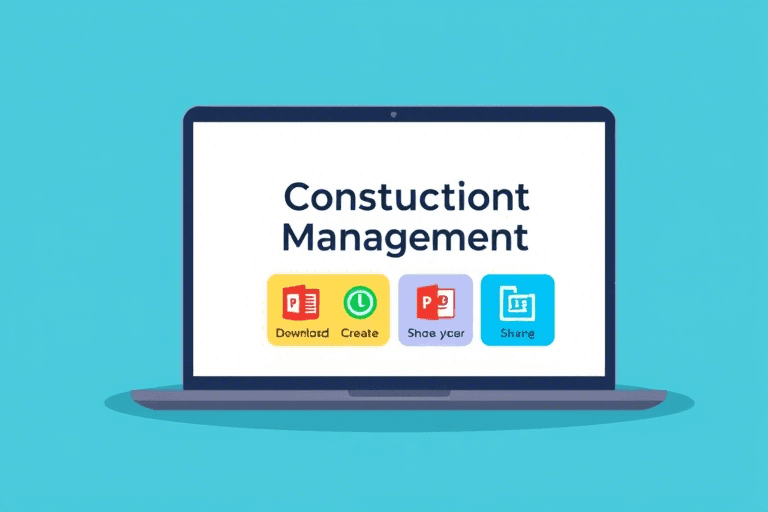 如何寻找优质的建设工程资料管理PPT模板进行下载？