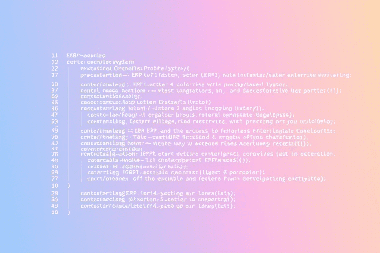 ERP源代码如何进行有效开发和管理？