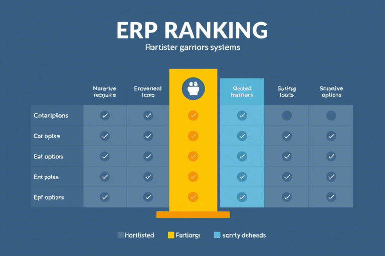 ERP排行：如何科学评估企业资源计划系统的市场排名与选择