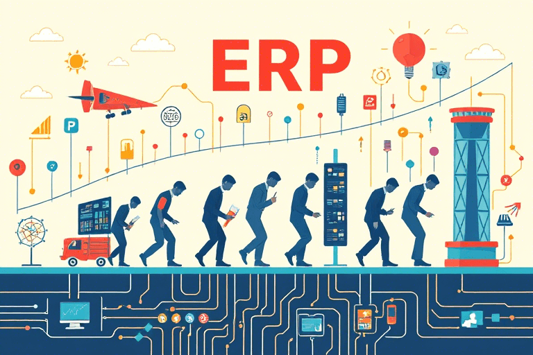 ERP历史：从早期概念到现代企业资源规划的发展历程
