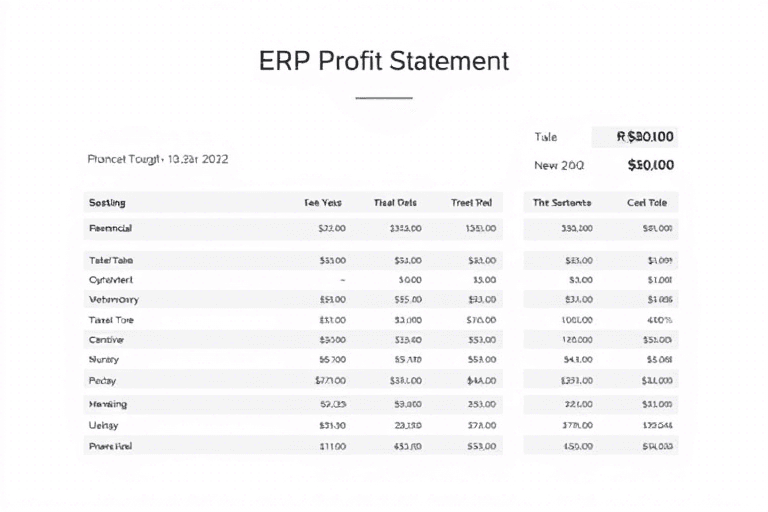 ERP利润表怎么做？如何高效生成企业财务报表？