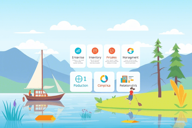 湖畔ERP如何实现高效管理？湖畔ERP系统有哪些核心功能？