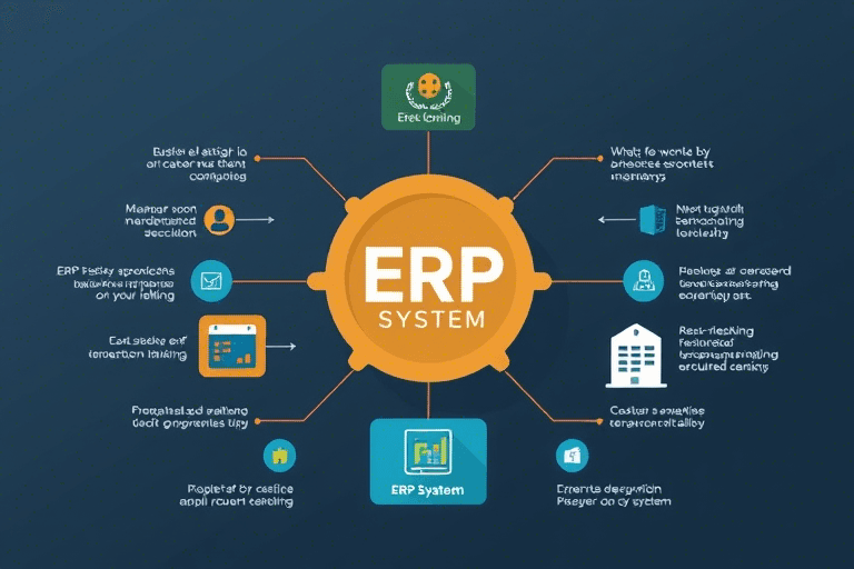 ERP系统图的制作方法及关键要素解析