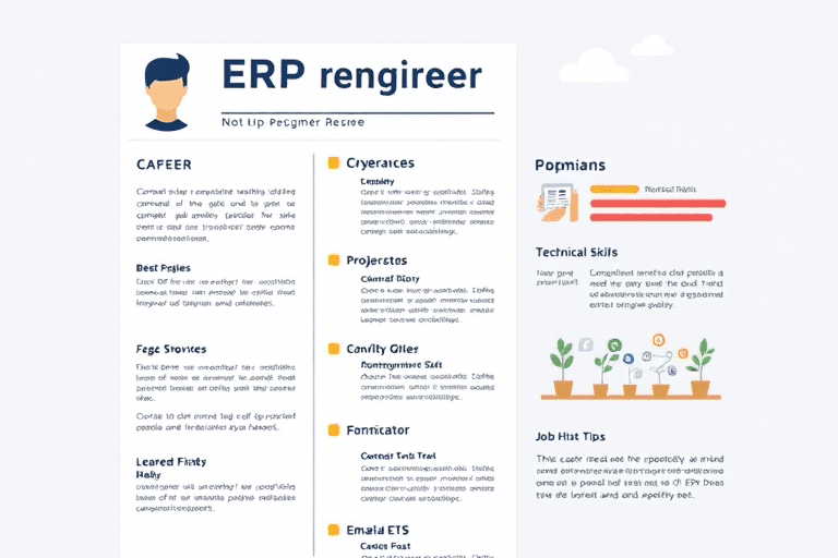 ERP工程师简历怎么写才能脱颖而出？