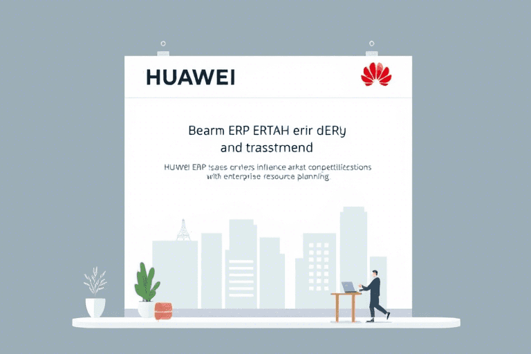 华为ERP广告如何有效提升品牌影响力和市场竞争力？