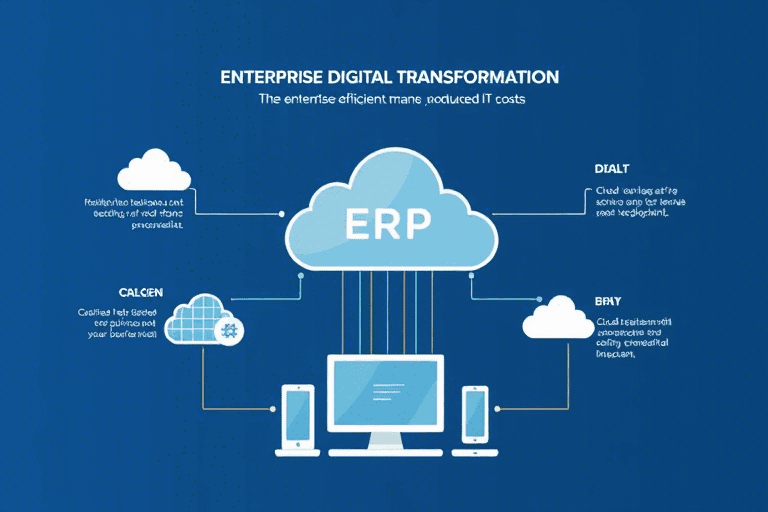 云ERP是企业数字化转型的核心工具吗？如何高效构建和部署？