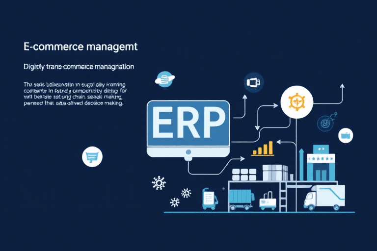 电商管理ERP如何助力企业实现高效运营与数据驱动决策